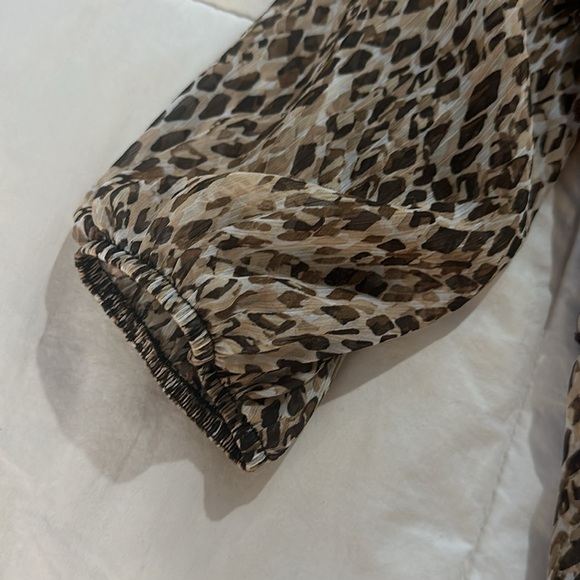 Zara long sleeved print dress - Picture 5 of 5